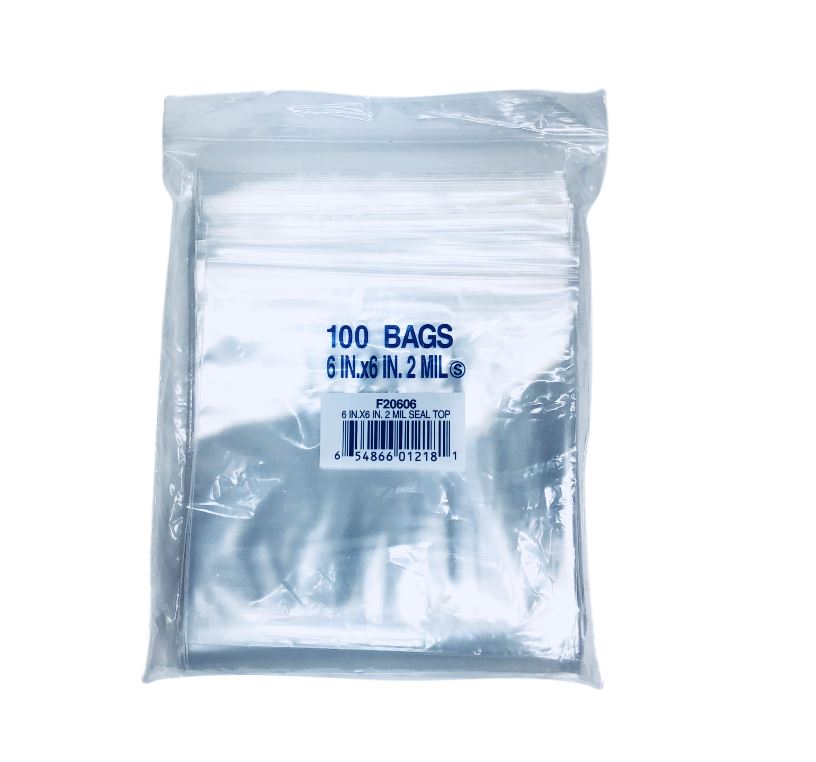 Bags - Zip Lock 6x6 (100bags )